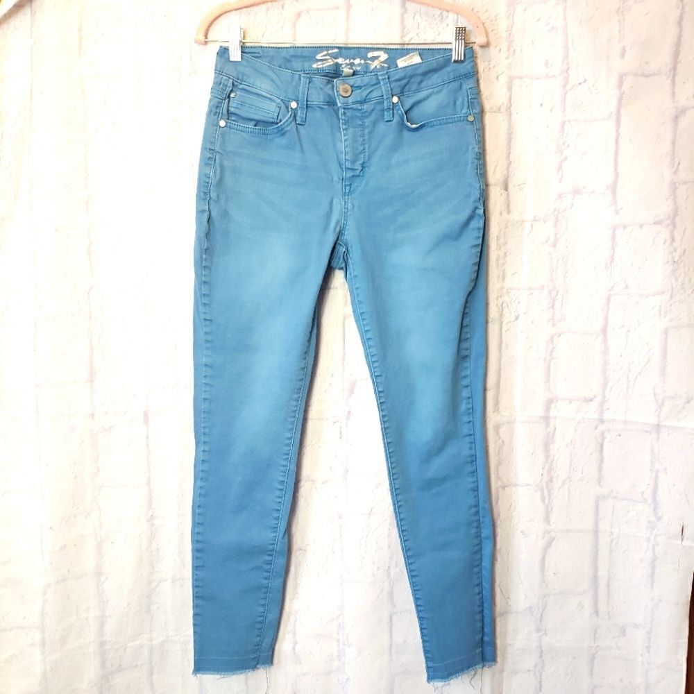 SEVEN7 Mid-Rise Ankle Skinny Jeans 8